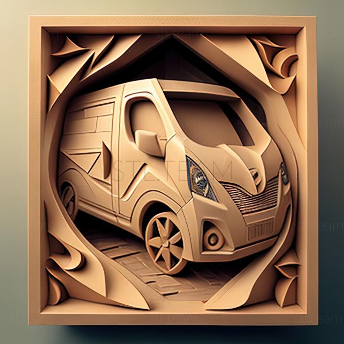 3D модель Nissan NV200 (STL)